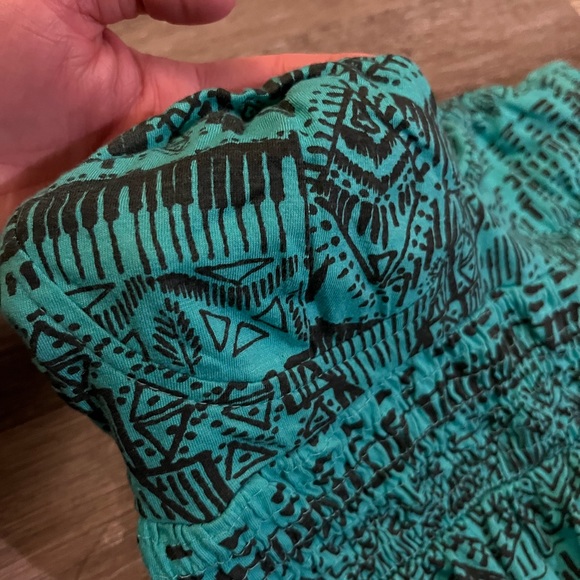 Billabong romper dress black and teal size medium - Picture 5 of 10